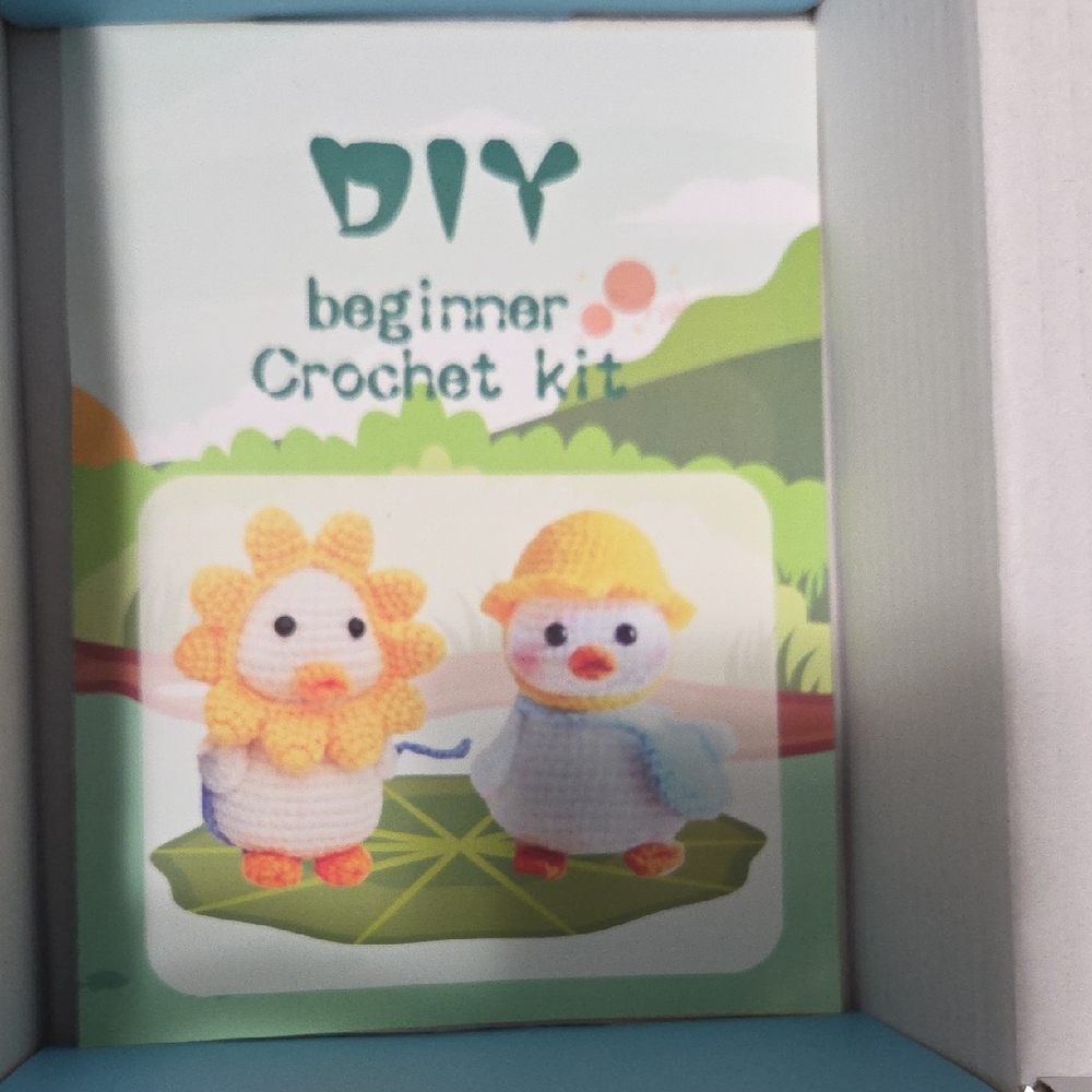 DIY Beginner Crochet Kit with Duck and Sunflower